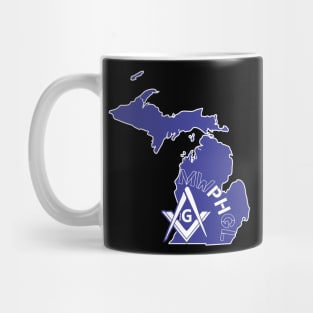 MWPHGLMI - Blue & White Mug